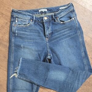 DEAR JOHN Women's Blue Skinny Jeans Gisele High Waisted Sz 28